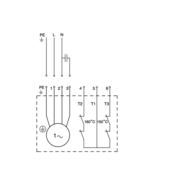 Погружной канализационный насос Grundfos SL1.50.65.09.A.2.1.502 артикул 96106564 – схема подключения