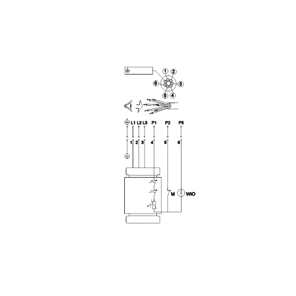 Погружной канализационный насос Grundfos SL1.50.65.30.A.EX.2.50D.C артикул 98626483 – схема подключения