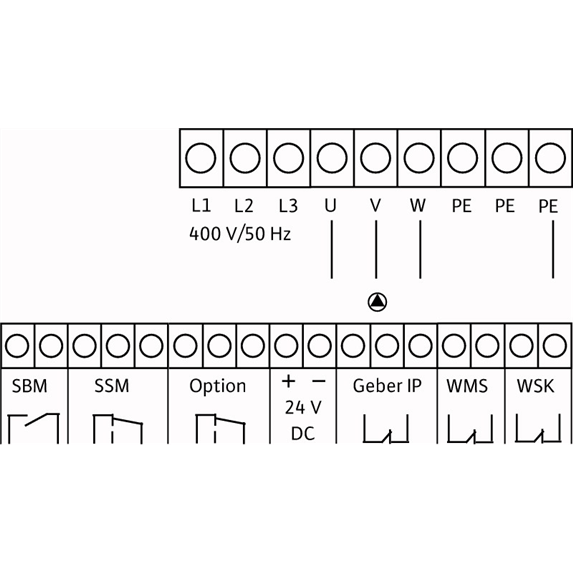 Схема подключения насосной станции Wilo CO/T-1 HELIX V 604/CE